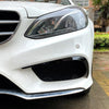 Mercedes Benz E Class S212 2 x Front Bumper Side Spoiler Trim (2013-2015)