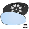 BMW 135i Heated Rearview Right Mirror Glass with Backing Plate (2008-2013)