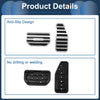 Suzuki Spacia Silver Tone Foot Accelerator Pedal Covers (2017-2023)
