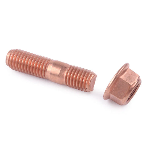 T3 T4 T5 Turbocharger 4 x M10 x 1.5 Turbo Stud Bolt Screw Flange Nut