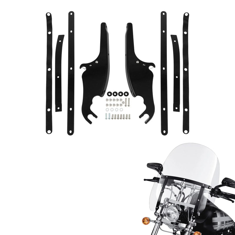 Harley Softail FLST FLSTC Windscreen Windshield Mount Bracket (2000-2017)