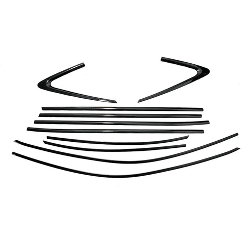 VW Passat (2017-2024) Chrome Black Window Strip Cover
