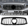 Mercedes GLB X247 Gloss Black Chrome GT Style Front Hood Grille (2020+)