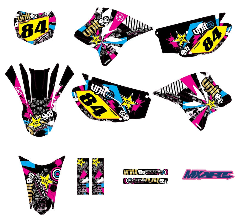 Honda CRF 230 F Decals / Stickers Custom Graphic Kit (2008-2014)