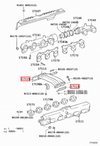 LandCruiser 80 105 100 Series 1HD T 1HZ Intake Manifold