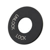 Harley Road King Special Black Ignition Lock Insert Trim (2015-2024)