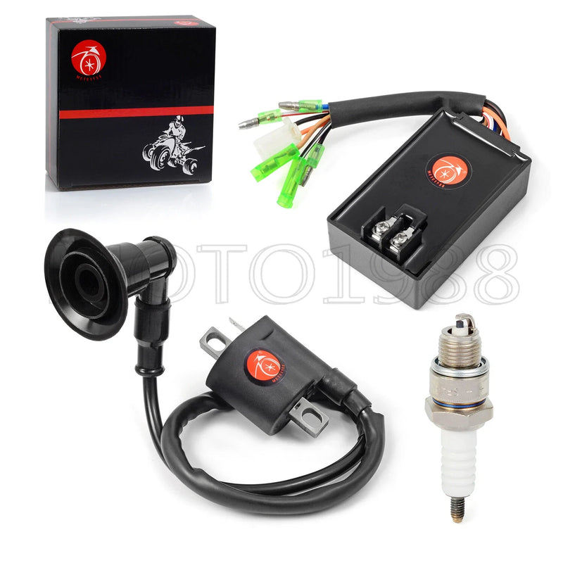 Polaris Sportsman 90 Predator 90 CDI Box Ignition Coil & Plug (2003-2006)