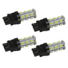 4 x White 3157 3156 LED 18SMD Tail Brake Backup Light Bulbs 8000K