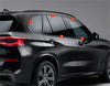 BMW X5 Black Stainless Steel Window Strip Glossy Black Cover Trim (2014-2018)