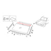 Nissan D21 Navara Pathfinder 1986-1997 Upper Windshield Moulding