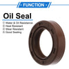 Vehicle Oil Seal 20x30x7mm Brown 2 x Seal Ring Rotary Shaft Seal FKM Rubber
