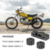 Honda CB 2 x Front & Rear Fuel Tank Rubber Holder Kit (1969–1974)