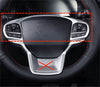 Ford Explorer Matte Silver Steering Wheel Frame Cover Trim (2020-2023)
