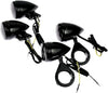 Suzuki Honda 4 x 39mm Motorcycle Fork Clamp LED Turn Signal Lights