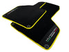 Lamborghini Huracan with Alcantara Leather & Yellow Trim Black Floor Mats