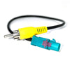 Benz C207 W207 Coupe Male Fakra RCA Adapter Cable (2010–2015)