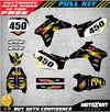 Suzuki RMZ 450 (2005-2006) BARBED STYLE Stickers Custom Graphics Full Kit