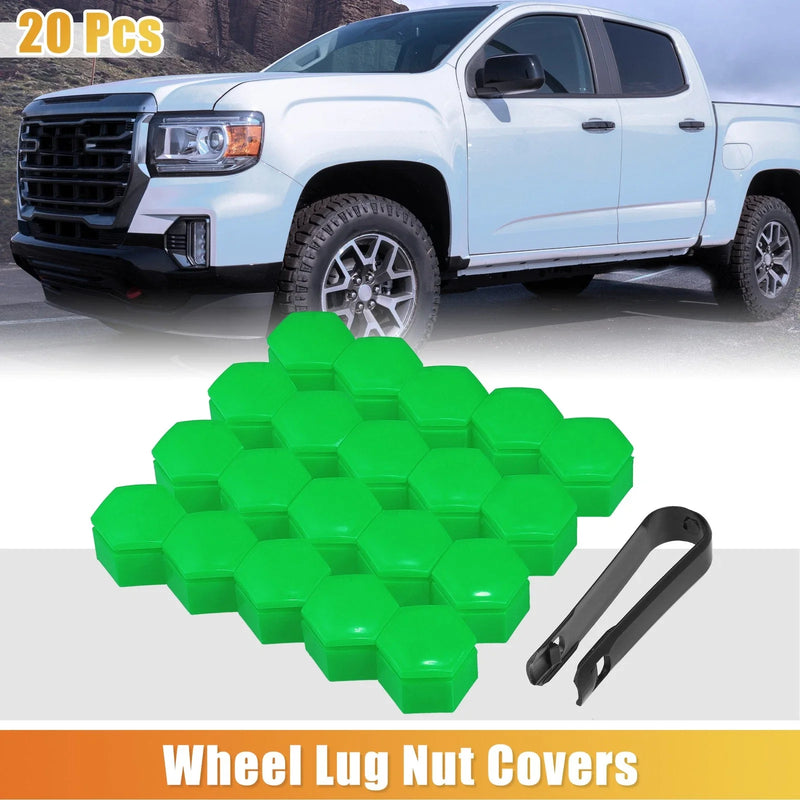 Land Rover Range Rover Sport 20 x 22mm Wheel Lug Nut Cover Green (2006–2013)