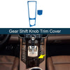 Porsche Panamera (2010-2016) Light Blue ABS Gear Shift Knob Cover Sticker