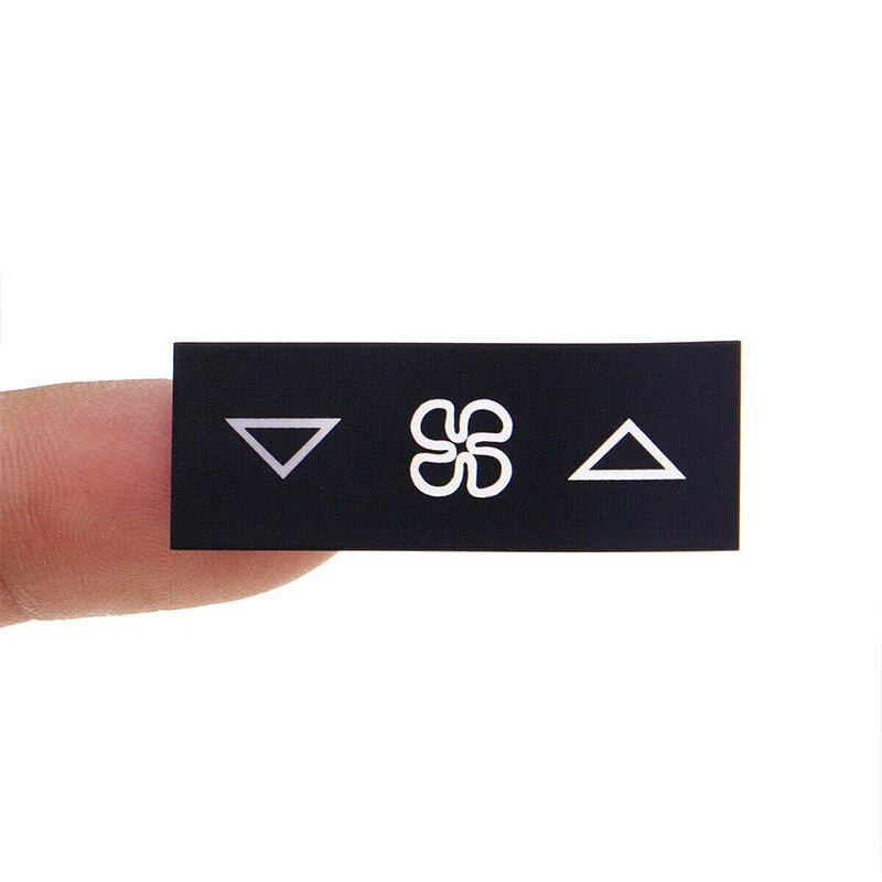 Chevy Corvette C6 A/C Climate Control Button Decals (2005-2013)