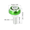 Motorcycle License Plate Frame Green 10pcs 6mm Bolt Screw Fastener