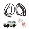 Toyota Land Cruiser Hardtop GRJ78 HZJ78 VDJ78 RR Door Weatherstrip Seal x2