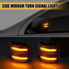 Ford (Plastic Black Transparent) 1 Pair Mirror Turn Signal Light