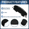 Honda Civic R FK7 2017-2024 Black 1 Set Dashboard Cover Mat