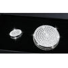 Car Crystal Center Console Multimedia Knob Cover Trim Fits Cadillac CT5 XT4 XT6