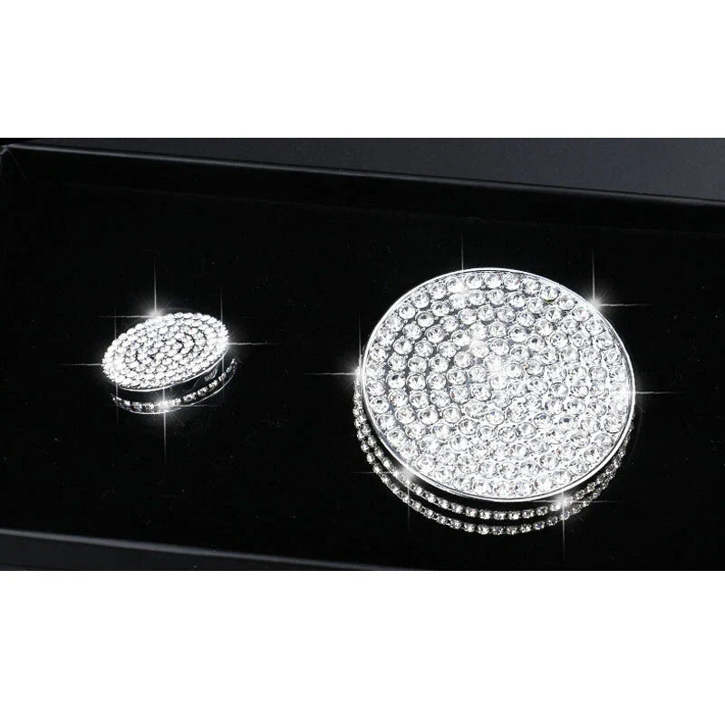 Car Crystal Center Console Multimedia Knob Cover Trim Fits Cadillac CT5 XT4 XT6