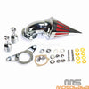 Harley Softail, Touring, Dyna Chrome Cone Spike Air Filter Cleaner