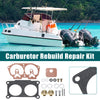 Yamaha 115HP 130HP 150HP 175HP Carburetor Repair Rebuild
