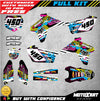 Suzuki RMZ 450 (2005-2006) - Pinned Style Decals Custom Graphic Kit