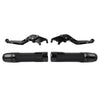 BMW F650GS Black Extendable Brake Clutch Levers Grips Set (2002-2007)