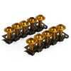 Motorcycle Car - Gold M6x20 Fairing Bolts (F2)