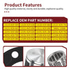 Honda CR125R Top End Rebuild Kit 54mm Piston & Gasket (1992–1999)