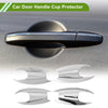BMW X3 (2018-2022) 4 Pcs Chrome Silver Door Handle Cup Protectors