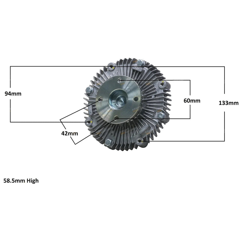 Nissan Patrol GQ Y60 TB42 Carb Viscous 4.2L Fan Clutch (1991-1994)