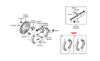 Mitsubishi Mirage Hatchback Rear Brake Shoes (2012-2022)