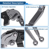 Honda X11 (1999-2002) - Solid Titanium Adjustable Brake Clutch Levers