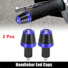 Motorcycle 2 x Hand Grips End Caps Plug Bar