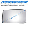Ford F250 Left Driver Side Lower Mirror Glass (2005-2023)