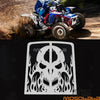 Yamaha YFZ350 Banshee Skull Stainless Radiator Grill Cover (1987-2012)