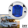 Truck Trailer RV Boat 24V LED Side Marker Lights  Blue