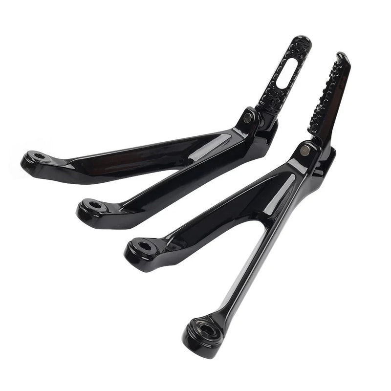 Honda CBR1000RR Black Rear Passenger Footrests Pegs (2008-2016)