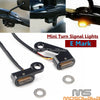 Harley Dyna Street Bob Softail Mini LED Turn Signal Indicator Lights (2006-2023)
