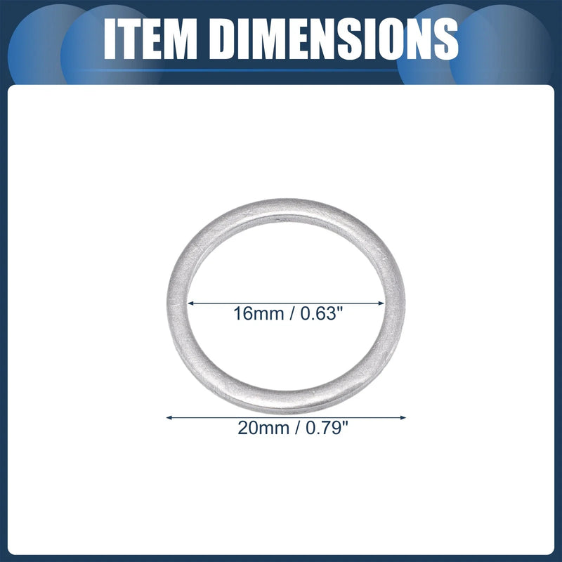 BMW 530i 25 pcs Oil Drain Plug Gaskets 16mm ID (1994-1995)