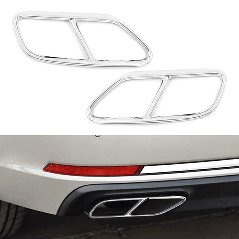 Audi A4 B9 Car Rear Exhaust Muffler Tail Pipe Cover Trim (2019)