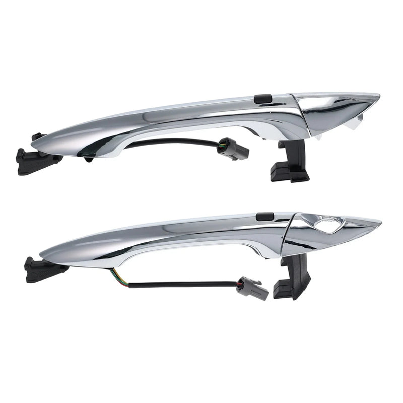 Hyundai Elantra 2 x Front LH + RH Door Handle Outer Chrome W/Sensor (11-15)