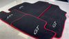 Bentley Continental GT 2012-2017 Black Carpets with Red Trim Floor Mats